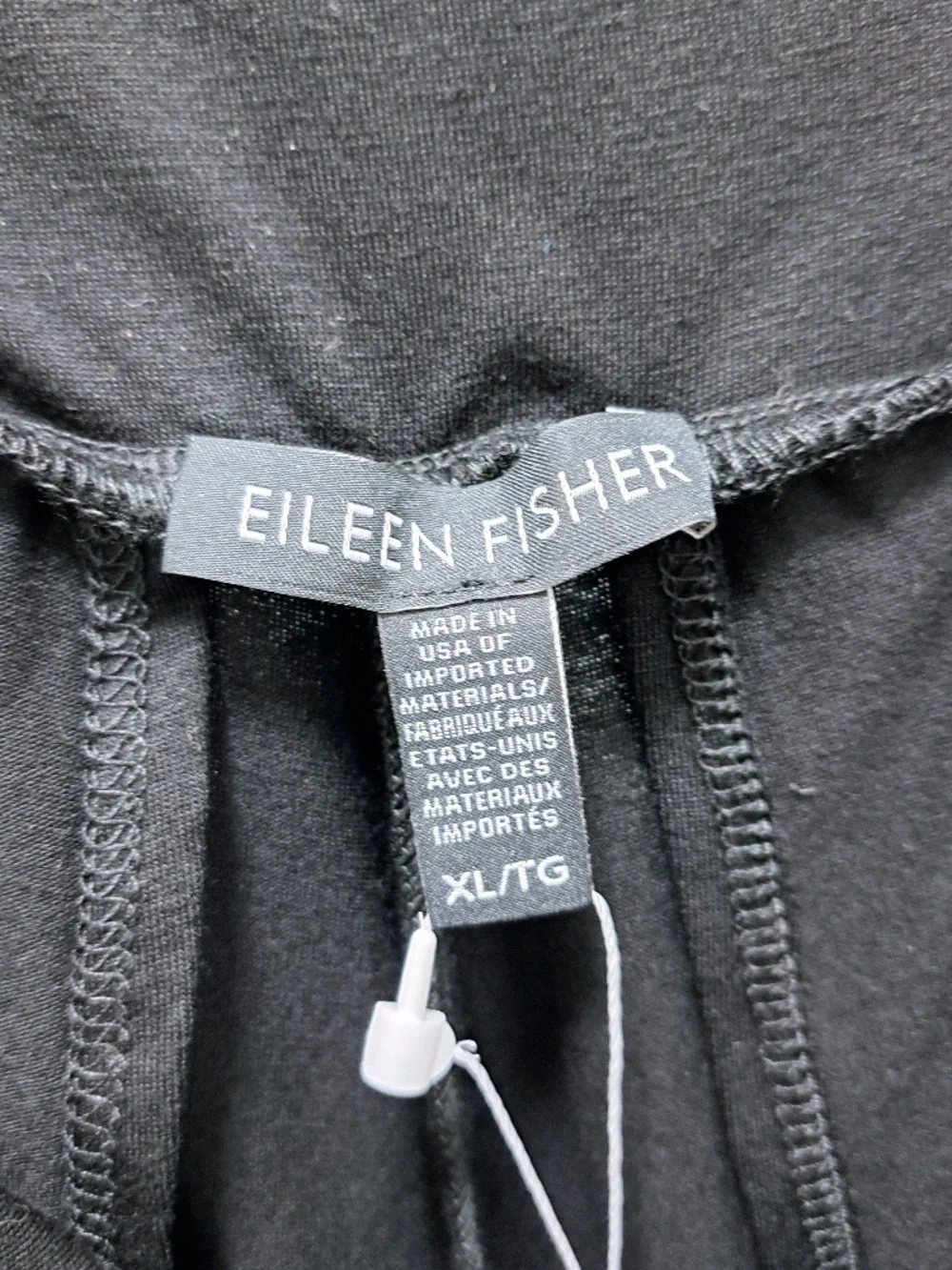 Eileen Fisher Faux Wrap Pant Black Size XL - Picture 11 of 12